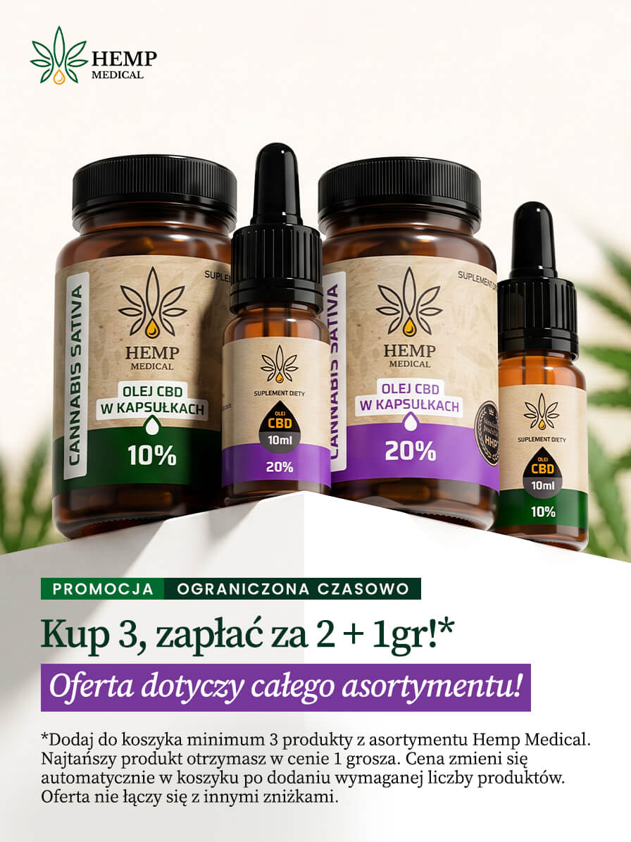 Promocja Hemp Medical 2+1
