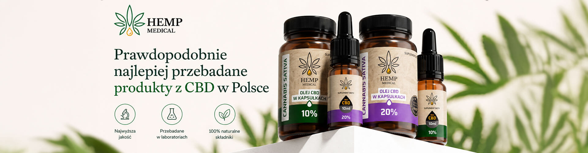 Prawdopodobnie najlepiej przebadane produkty z CBD w Polsce
